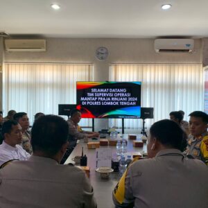 Cek Kesiapan PAM Pilkada NTB, Biro Ops Polda NTB Laksanakan Supervisi di Polres Lombok Tengah