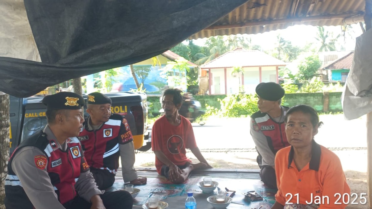 Sentuhan Humanis Polres Lombok Barat, Dialog dan KEMOS 110 Sapa Warga Sekotong