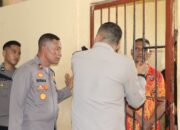 Kapolres Cek Kondisi Tahanan dan Kesiapan Personel Penjagaan di Rutan Polres Bima Kota