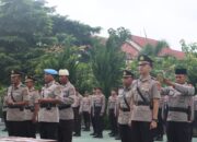 Kapolres Lombok Utara Pimpin Sertijab PJU Polres Lombok Utara