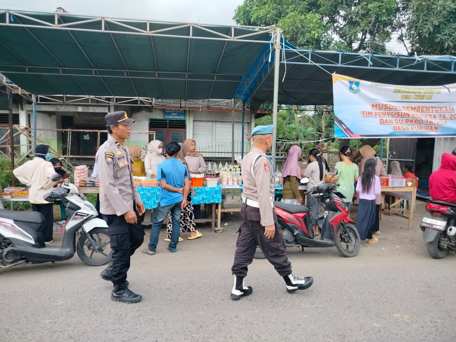 Polsek Kuripan Kawal Ngabuburit, Lalu Lintas Lancar