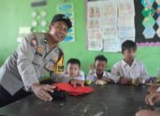 Polsek Gerung Kawal Program Makan Bergizi, Anak SDN 2 Dasan Tapen Antusias!