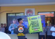 Kapolres Lombok Utara Launching Barcode Layanan Masyarakat