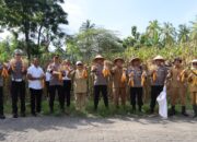 Kapolres Lombok Utara Panen Raya Kebun Ketahanan Pangan