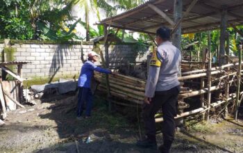 Bhabinkamtibmas Dorong Kemandirian Pangan Warga Kuripan Timur