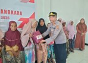 Jelang Hari Bhayangkara ke-79, Polres Loteng Salurkan Bantuan Sembako untuk Warga.