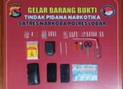 Satresnarkoba Lombok Barat Ungkap Peredaran Sabu Lintas Kabupaten