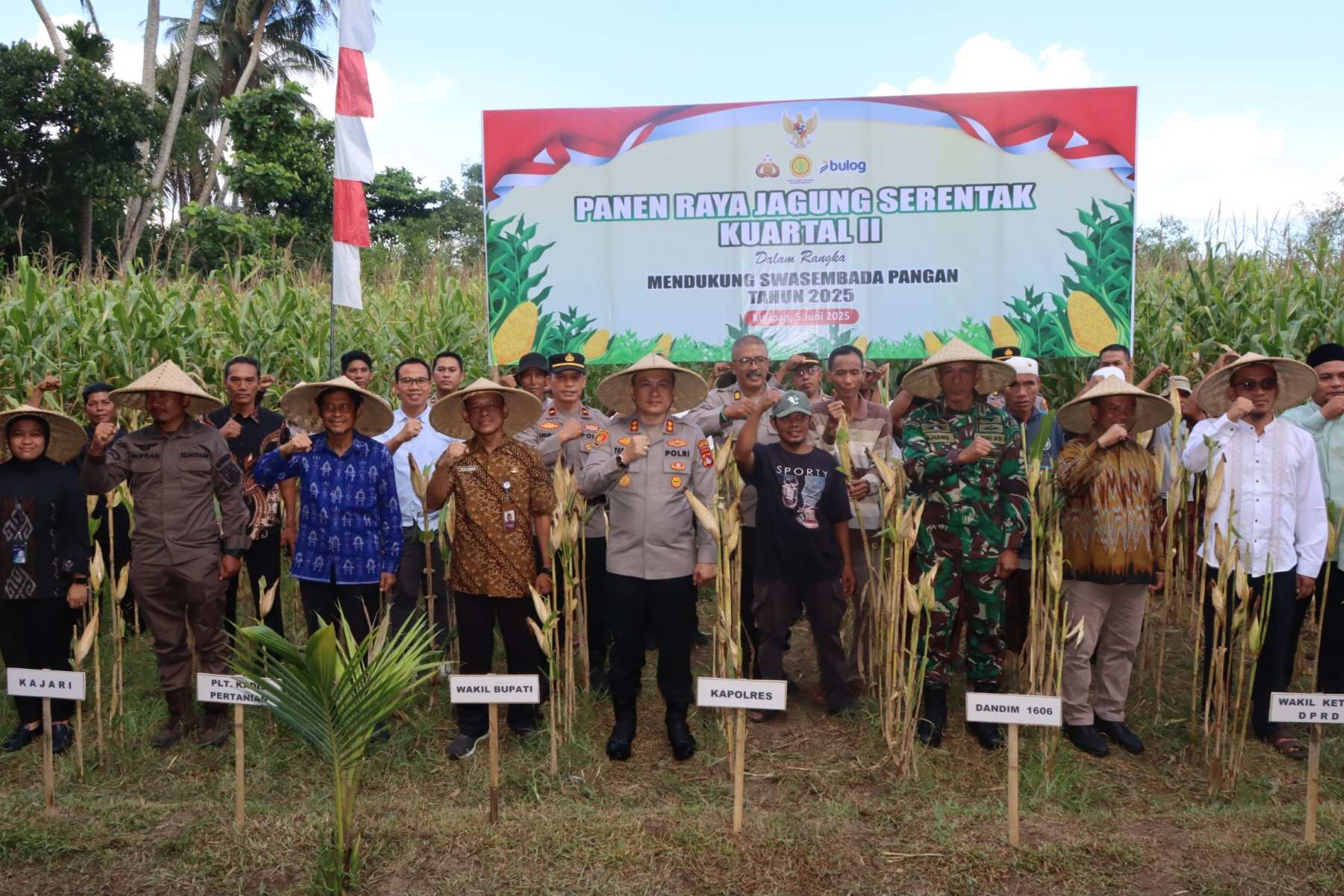 Dukungan Penuh Polri dan Pemda dalam Panen Raya Jagung NTB