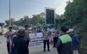 Pelabuhan Lembar Aman, Polres Lombok Barat Lakukan Pembinaan Ojek