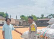 Polsek Gerung Awasi Gudang Jagung Desa Beleka Demi Ketahanan Pangan