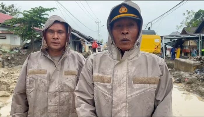 Hujan Lebat Picu Longsor di Agam, Polsek Tanjung Raya Siaga di Lokasi Bencana