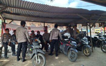Polres Lombok Barat Gelar Penyuluhan Kamtibmas di Pasar Gerung