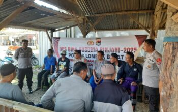 Polres Lombok Barat Gelar Operasi Kamtibmas di Pasar Segenter