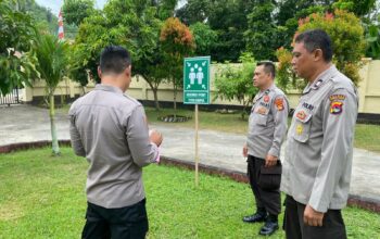 Polsek Lembar Dinilai dalam Lomba Kebersihan Mako Polres Lombok Barat