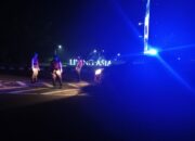 Patroli Blue Light Polres Lombok Barat Perkuat Keamanan di Bypass BIL II