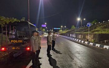 Polsek Gerung Intensifkan Patroli Malam di Jalur Bypass BIL untuk Cegah Kriminalitas