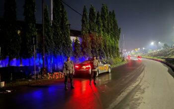 Polsek Labuapi Intensifkan Patroli Dini Hari di Jalur BIL untuk Cegah Kriminalitas