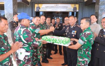 Kejutan Manis Dandim 1628/SB di Hari Bhayangkara ke 79 untuk Polres Sumbawa Barat, Simbol Kuatnya Sinergitas TNI–Polri