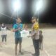 Bhabinkamtibmas Desa Tambak Sari  Hadiri Penutupan Lomba Volly KKN UTS, Wujud Kepedulian terhadap Generasi Muda