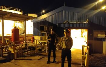 Unit Pamobvit Sat Samapta Polres Bima Kota Laksanakan Pengamanan di PT. PLN UPP6 Nusa Tenggara 1 PLTU Bima