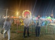 Polsek Langgudu Gelar Patroli Cipta Kondisi di Turnamen Voli dan Pasar Malam