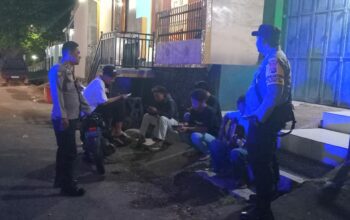 Polsek Sumbawa Gelar Patroli Blue Light dan KRYD, Jaga Kamtibmas Tetap Kondusif