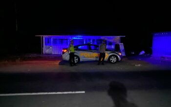 Polsek Kediri Intensifkan Patroli Blue Light di Bypass BIL dan Keling, Cegah 3C dan Balap Liar