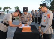 Polres Loteng Gelar Sertijab Kasat Samapta