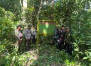 Bhabinkamtibmas dengan Unsur Terkait Gelar Patroli Pengawasan Hutan untuk Cegah Peredaran Ilegal TSL