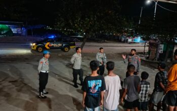 Polsek Rasanae Barat Gelar Patroli Blue Light, Jaga Kamtibmas Tetap Kondusif