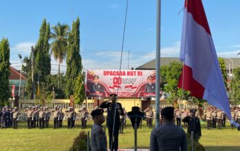 Kapolres Bima Kota Pimpin Upacara Peringatan HUT RI ke-80