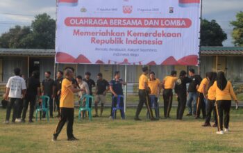 Polres Sumbawa Barat Gelar Olahraga Bersama, Perkuat Sinergi Polri dan Masyarakat