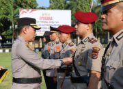Polres Lombok Barat Gelar Sertijab, Tiga Pejabat Strategis Resmi Berganti