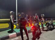 Unit patmor sat samapta polres dompu gelar patroli presisi kryd untuk ciptakan kamtibmas yang kondusif