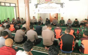 Polres Sumbawa Barat Gelar Doa Bersama Mahasiswa dan Driver Ojol