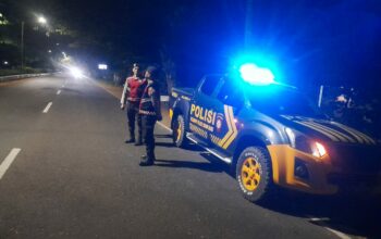Polres Lombok Barat Rutin Gelar Patroli Preventif di Bypass Bandara Lombok