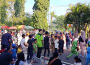 Car Free Day Lombok Barat di Jalan Soekarno-Hatta Penas Berlangsung Meriah dan Aman