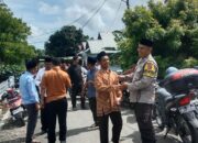 BHABINKAMTIBMAS DESA GOA HADIRI TAKZIAH DAN HIMBAU WARGA JAGA KONDUSIFITAS