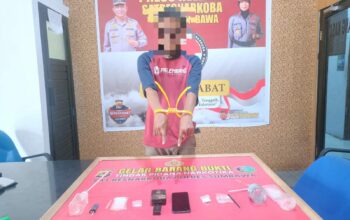 Polres Sumbawa Ungkap Jaringan Narkoba di Moyo Hilir, Dua TKP Digeledah dan Amankan 8,46 Gram Sabu