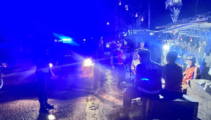 Unit Turjawali Sat Samapta Polres Bima Kota Laksanakan Patroli Blue Light di Wilayah Hukum Bima Kota