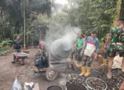Satgas TMMD Mulai Kerjakan Rabat Jalan di Giri Madia
