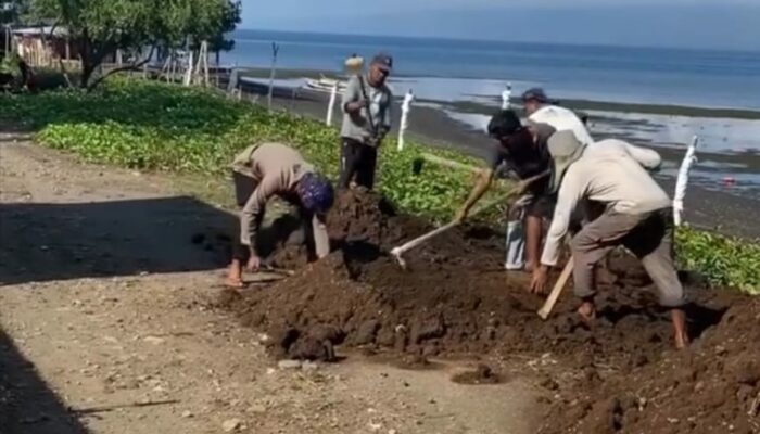 Sinergi Polisi dan Masyarakat, Pantai Dusun Sigi Bersih dan Tertata Berkat Gotong Royong
