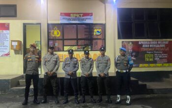 SIE PROPAM POLRES DOMPU LAKUKAN PENGECEKAN DISIPLIN PERSONEL PIKET FUNGSI