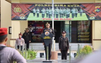 Kapolres Bima Kota Pimpin Upacara Peringatan Hari Pahlawan Tahun 2025 di Mako Polres Bima Kota