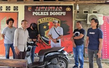 TIM JATANRAS POLRES DOMPU BERHASIL AMANKAN MOTOR HASIL CURIAN DI WILAYAH BIMA