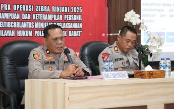Ciptakan Kamseltibcar Lantas, Polres Lobar Rampungkan Lat Pra Ops Zebra