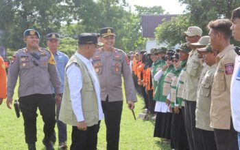 Kapolres Bima Kota Hadiri Apel dan Simulasi Siaga Bencana Tingkat Kota Bima Tahun 2025