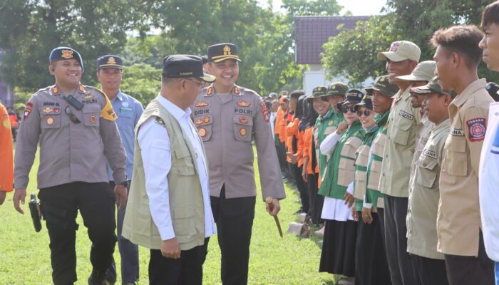 Kapolres Bima Kota Hadiri Apel dan Simulasi Siaga Bencana Tingkat Kota Bima Tahun 2025
