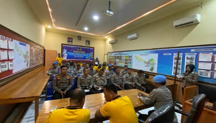 Kapolres Dompu Pimpin Sosialisasi Larangan PNPP dan Keluarga Bergaya Hedon