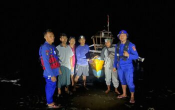 Gerak Cepat! KP XXI-2012 Polairud Polda NTB Selamatkan Tiga Nelayan yang Hanyut di Perairan Gili Sulat